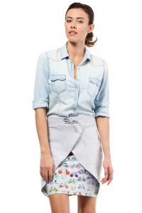 Spdnica Model BW043 Grey